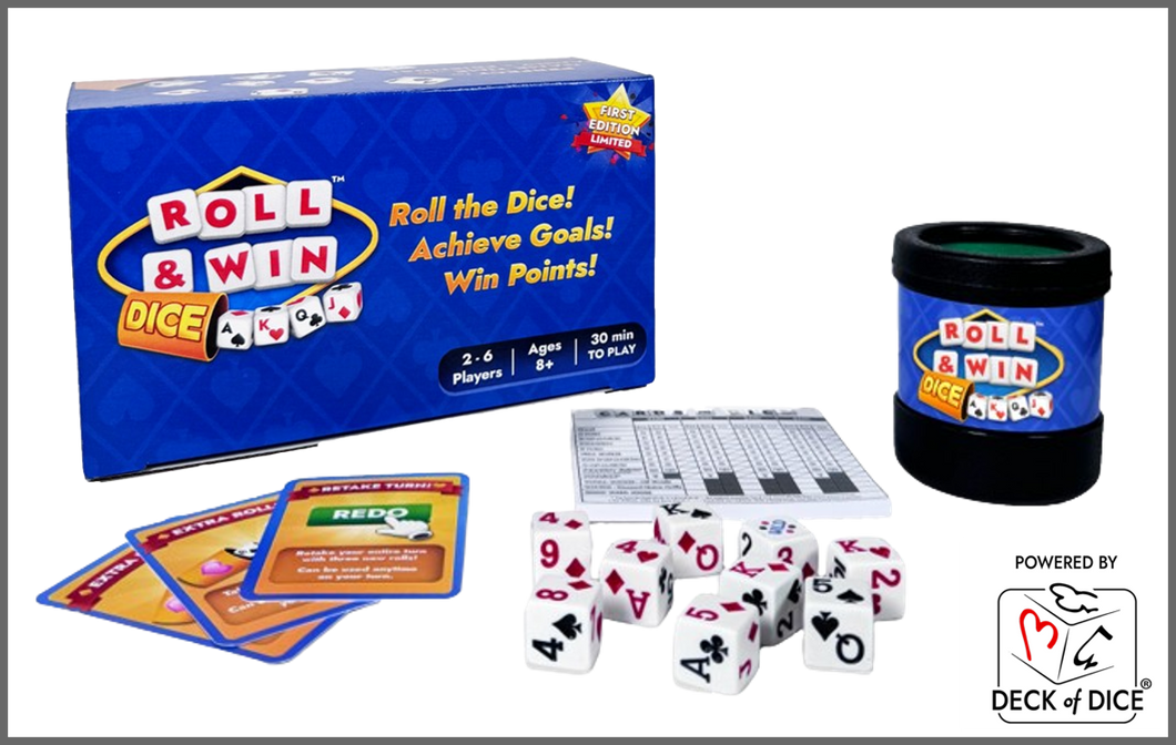 The ROLL & WIN Dice Game Set